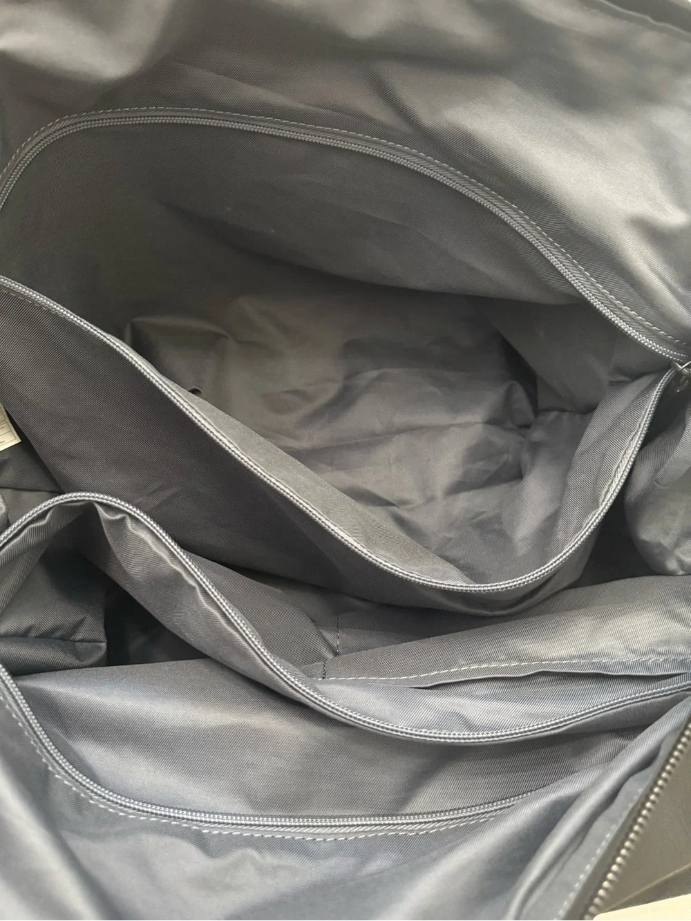 Kenneth Cole Black Leather Duffel Bag